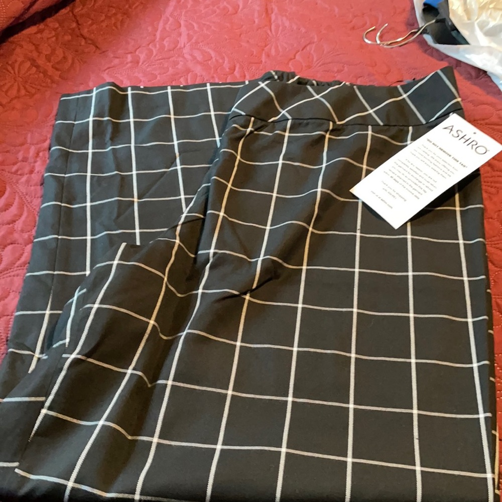 Wide leg dress pants